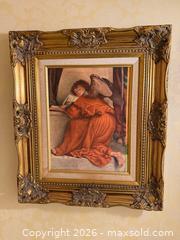 MaxSold Auction: Gilded Wood Framed Religious Angel Paper Print, 12–18 in - Greenburgh (New York, USA) SELLER MANAGED Moving Online Auction -  Sprain Road