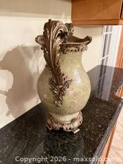 MaxSold Auction: Green Porcelain Rococo-Style Vase with Bronze Mounts - Greenburgh (New York, USA) SELLER MANAGED Moving Online Auction -  Sprain Road