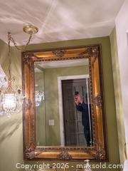 MaxSold Auction: Ornate Gold Gilded Rectangular Wall Mirror - Greenburgh (New York, USA) SELLER MANAGED Moving Online Auction -  Sprain Road
