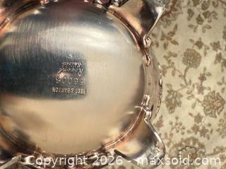 MaxSold Auction: Reed & Barton Silver?Plated Tea and Coffee Service with Tray - Greenburgh (New York, USA) SELLER MANAGED Moving Online Auction -  Sprain Road