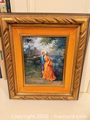 MaxSold Auction: Signed Oil Painting on Canvas of Couple with Gilt Wood Frame - Greenburgh (New York, USA) SELLER MANAGED Moving Online Auction -  Sprain Road