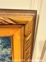 MaxSold Auction: Signed Oil Painting on Canvas of Couple with Gilt Wood Frame - Greenburgh (New York, USA) SELLER MANAGED Moving Online Auction -  Sprain Road