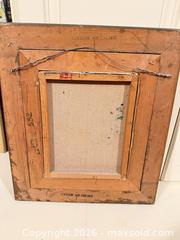 MaxSold Auction: Signed Oil Painting on Canvas of Couple with Gilt Wood Frame - Greenburgh (New York, USA) SELLER MANAGED Moving Online Auction -  Sprain Road