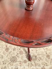 MaxSold Auction: Two-Tier Chippendale-Style Side Table with Claw Feet - Greenburgh (New York, USA) SELLER MANAGED Moving Online Auction -  Sprain Road