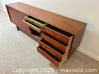 MaxSold Auction: Danish Modern Teak Sideboard / Credenza – Mid Century Modern - St. Thomas (Ontario, Canada) PARTNER MANAGED Estate Sale Online Auction - Lake Margaret Trail