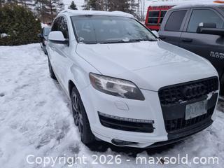 MaxSold Auction: 2013 Audi Q7 S-Line Prestige WA1VGFE7DD000365 - Ottawa (Ontario, Canada) SELLER MANAGED Commercial Liquidation Online Auction - Boundary                       