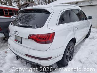 MaxSold Auction: 2013 Audi Q7 S-Line Prestige WA1VGFE7DD000365 - Ottawa (Ontario, Canada) SELLER MANAGED Commercial Liquidation Online Auction - Boundary                       
