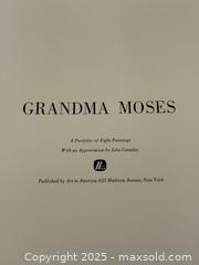 MaxSold Auction: A Portfolio of Eight Vintage Paintings by Grandma Moses: Art in America - Los Altos (California, USA) SELLER MANAGED Estate Sale Online Auction - Newcastle Drive