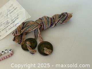 MaxSold Auction: Antique 1920's Birth Receipt, Baby Bracelet and fabric with Asian coins - Los Altos (California, USA) SELLER MANAGED Estate Sale Online Auction - Newcastle Drive