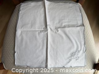 MaxSold Auction: Antique French Damask Napkin Set. Handmade. Beautiful Design!  - Los Altos (California, USA) SELLER MANAGED Estate Sale Online Auction - Newcastle Drive