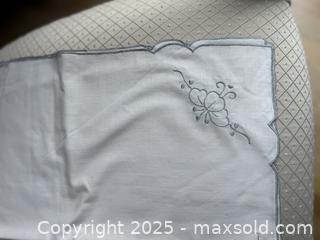 MaxSold Auction: Antique French Damask Napkin Set. Handmade. Beautiful Design!  - Los Altos (California, USA) SELLER MANAGED Estate Sale Online Auction - Newcastle Drive