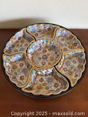 MaxSold Auction: Antique Kutani Yaki Hand Painted Thousand Flowers Lazy Susan 7 Piece Set - Los Altos (California, USA) SELLER MANAGED Estate Sale Online Auction - Newcastle Drive