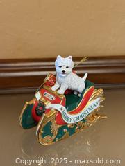 MaxSold Auction: Danbury Mint 2005 Annual Porcelain CHRISTMAS JOY WESTIE Ornament - Los Altos (California, USA) SELLER MANAGED Estate Sale Online Auction - Newcastle Drive