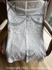 MaxSold Auction: Large Antique French Tablecloth. Beautiful Design!  - Los Altos (California, USA) SELLER MANAGED Estate Sale Online Auction - Newcastle Drive