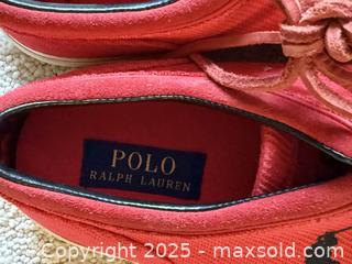 MaxSold Auction: Polo Ralph Lauren Faxon Low Red Calvary Twill Sport Suede Upper Shoes - Los Altos (California, USA) SELLER MANAGED Estate Sale Online Auction - Newcastle Drive