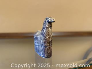 MaxSold Auction: RARE Vintage Brutalist Ceramic Horse - Bertil Vallien's Terra Series for Rörstrand Rorstrand - Sweden, 1978 - Los Altos (California, USA) SELLER MANAGED Estate Sale Online Auction - Newcastle Drive