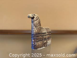 MaxSold Auction: RARE Vintage Brutalist Ceramic Horse - Bertil Vallien's Terra Series for Rörstrand Rorstrand - Sweden, 1978 - Los Altos (California, USA) SELLER MANAGED Estate Sale Online Auction - Newcastle Drive