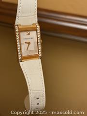 MaxSold Auction: Swarovski Citra Square White Rose Gold Tone Ladies Watch - Los Altos (California, USA) SELLER MANAGED Estate Sale Online Auction - Newcastle Drive