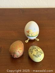 MaxSold Auction: Vintage 1979 Goebel Porcelain Egg on Stand with Duckling Easter Egg West Germany & More! - Los Altos (California, USA) SELLER MANAGED Estate Sale Online Auction - Newcastle Drive