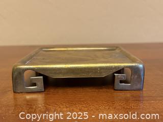 MaxSold Auction: Vintage Asian Mid-Century Chinoiserie Brass Plant / Display Stand - Los Altos (California, USA) SELLER MANAGED Estate Sale Online Auction - Newcastle Drive