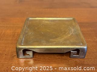 MaxSold Auction: Vintage Asian Mid-Century Chinoiserie Brass Plant / Display Stand - Los Altos (California, USA) SELLER MANAGED Estate Sale Online Auction - Newcastle Drive