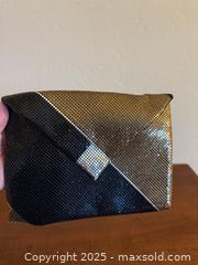 MaxSold Auction: Vintage Black Gold Silver Handbag, Whiting and Davis Mesh Handbag, Glamorous Clutch Bag - Los Altos (California, USA) SELLER MANAGED Estate Sale Online Auction - Newcastle Drive