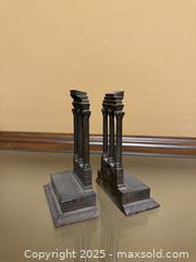 MaxSold Auction: Vintage BRADLEY & HUBBARD B&H Temple of Castor and Pollux Cast Iron Bookends - Los Altos (California, USA) SELLER MANAGED Estate Sale Online Auction - Newcastle Drive