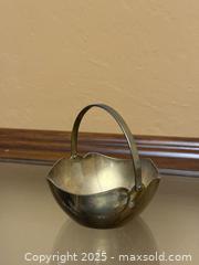 MaxSold Auction: Vintage Brass Basket - Los Altos (California, USA) SELLER MANAGED Estate Sale Online Auction - Newcastle Drive