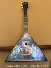 MaxSold Auction: Vintage Decorative Painted Russian Folk Instrument Balalaika - Los Altos (California, USA) SELLER MANAGED Estate Sale Online Auction - Newcastle Drive