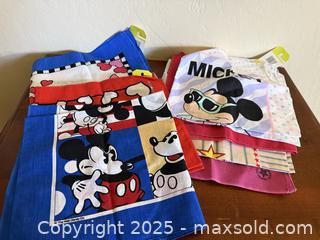 MaxSold Auction: Vintage Disney Mickey Mouse Minnie Mouse Looney Tunes Bugs Bunny Scarves - Los Altos (California, USA) SELLER MANAGED Estate Sale Online Auction - Newcastle Drive