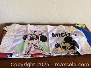 MaxSold Auction: Vintage Disney Mickey Mouse Minnie Mouse Looney Tunes Bugs Bunny Scarves - Los Altos (California, USA) SELLER MANAGED Estate Sale Online Auction - Newcastle Drive