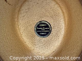 MaxSold Auction: Vintage Eddie Bauer Panama Hat: Handwoven Straw Summer Sun Hat  - Los Altos (California, USA) SELLER MANAGED Estate Sale Online Auction - Newcastle Drive