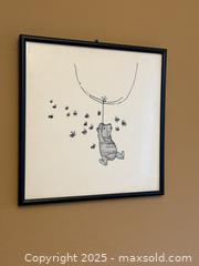 MaxSold Auction: Vintage Framed Art: Original Winnie the Pooh Illustration 1 of 5 - Los Altos (California, USA) SELLER MANAGED Estate Sale Online Auction - Newcastle Drive