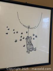 MaxSold Auction: Vintage Framed Art: Original Winnie the Pooh Illustration 1 of 5 - Los Altos (California, USA) SELLER MANAGED Estate Sale Online Auction - Newcastle Drive