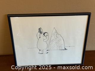 MaxSold Auction: Vintage Framed Art: Original Winnie the Pooh Illustration 4 of 5 - Anxious Pooh - Los Altos (California, USA) SELLER MANAGED Estate Sale Online Auction - Newcastle Drive