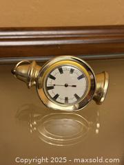 MaxSold Auction: Vintage French Brass Thermometer Hanging Nautical Design - Los Altos (California, USA) SELLER MANAGED Estate Sale Online Auction - Newcastle Drive