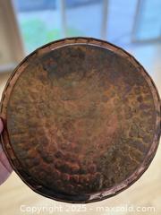 MaxSold Auction: Vintage Hammered Copper Serving Tray - Los Altos (California, USA) SELLER MANAGED Estate Sale Online Auction - Newcastle Drive