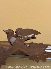 MaxSold Auction: Vintage Hand Carved Wood German Bird and Leaf Plaque - Los Altos (California, USA) SELLER MANAGED Estate Sale Online Auction - Newcastle Drive