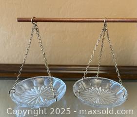 MaxSold Auction: Vintage Hollywood Regency Crystal Glass Scales of Justice / Bird Feeders Baths - Los Altos (California, USA) SELLER MANAGED Estate Sale Online Auction - Newcastle Drive