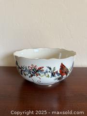 MaxSold Auction: Vintage Lenox Winter Greetings Centerpiece Fine Ivory China Bowl - Los Altos (California, USA) SELLER MANAGED Estate Sale Online Auction - Newcastle Drive