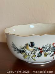 MaxSold Auction: Vintage Lenox Winter Greetings Centerpiece Fine Ivory China Bowl - Los Altos (California, USA) SELLER MANAGED Estate Sale Online Auction - Newcastle Drive