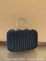 MaxSold Auction: Vintage MCM Black Wicker Handbag / Purse - Los Altos (California, USA) SELLER MANAGED Estate Sale Online Auction - Newcastle Drive
