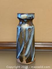 MaxSold Auction: Vintage Mid-Century Stoneware Ceramic Brushstroke Vase by Robert Maxwell for Pottery Craft USA - Los Altos (California, USA) SELLER MANAGED Estate Sale Online Auction - Newcastle Drive