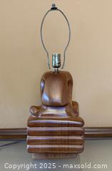 MaxSold Auction: Vintage Mid-Century Witco Style Hand Carved Abstract Figure Wooden Table Lamp. Rare! - Los Altos (California, USA) SELLER MANAGED Estate Sale Online Auction - Newcastle Drive