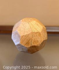 MaxSold Auction: Vintage Mid-Century Wooden Geometrical Sphere - Los Altos (California, USA) SELLER MANAGED Estate Sale Online Auction - Newcastle Drive
