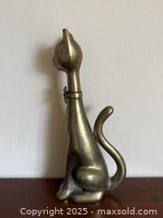 MaxSold Auction: Vintage Mid Century Pair of Tall Brass Cat Figures Heavy Hollywood Regency - Los Altos (California, USA) SELLER MANAGED Estate Sale Online Auction - Newcastle Drive