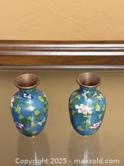 MaxSold Auction: Vintage Mini Chinese Enameled Cloisonne Vases - Los Altos (California, USA) SELLER MANAGED Estate Sale Online Auction - Newcastle Drive