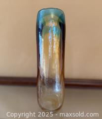 MaxSold Auction: Vintage Mulitcolored Sunset Glass Vase - Los Altos (California, USA) SELLER MANAGED Estate Sale Online Auction - Newcastle Drive