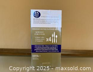 MaxSold Auction: Vintage NIB Devella 15 Piece Flatware Set - Los Altos (California, USA) SELLER MANAGED Estate Sale Online Auction - Newcastle Drive