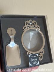 MaxSold Auction: Vintage NIB Harrods Tea Scoop Spoon & Strainer - Los Altos (California, USA) SELLER MANAGED Estate Sale Online Auction - Newcastle Drive